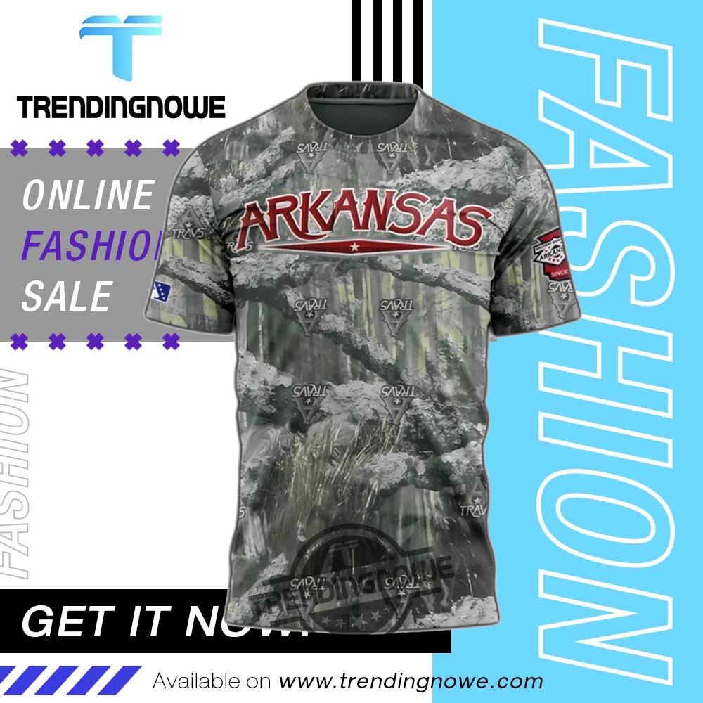 Arkansas Travelers 2025 Camo Shirt 9 Arkansas Travelers 2025 Camo Shirt