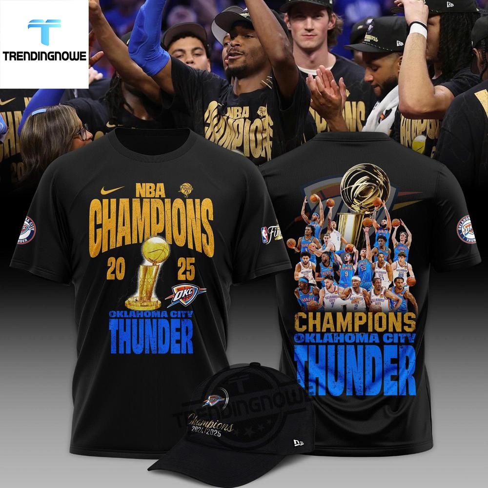 "Top 2025 Champion Shirts: Celebrate with Style and Spirit" 13 Oklahoma City Thunder Okc 2025 Champions Nba Shirt