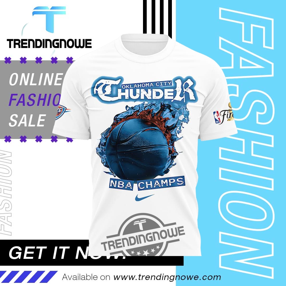 Oklahoma City Thunder 2025 Nba Champs Celebration Shirt 8 Oklahoma City Thunder 2025 NBA Champs Celebration Shirt