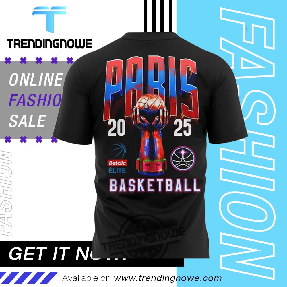Paris Basketball 2025 Champions De France Shirt 6 Paris Basketball 2025 Champions De France Shirt