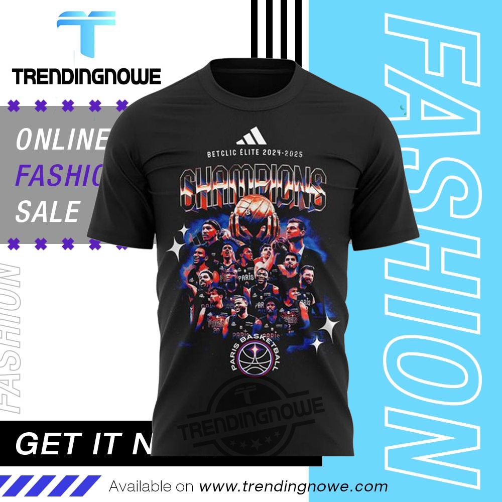 Paris Basketball 2025 Champions De France Shirt 7 Paris Basketball 2025 Champions De France Shirt