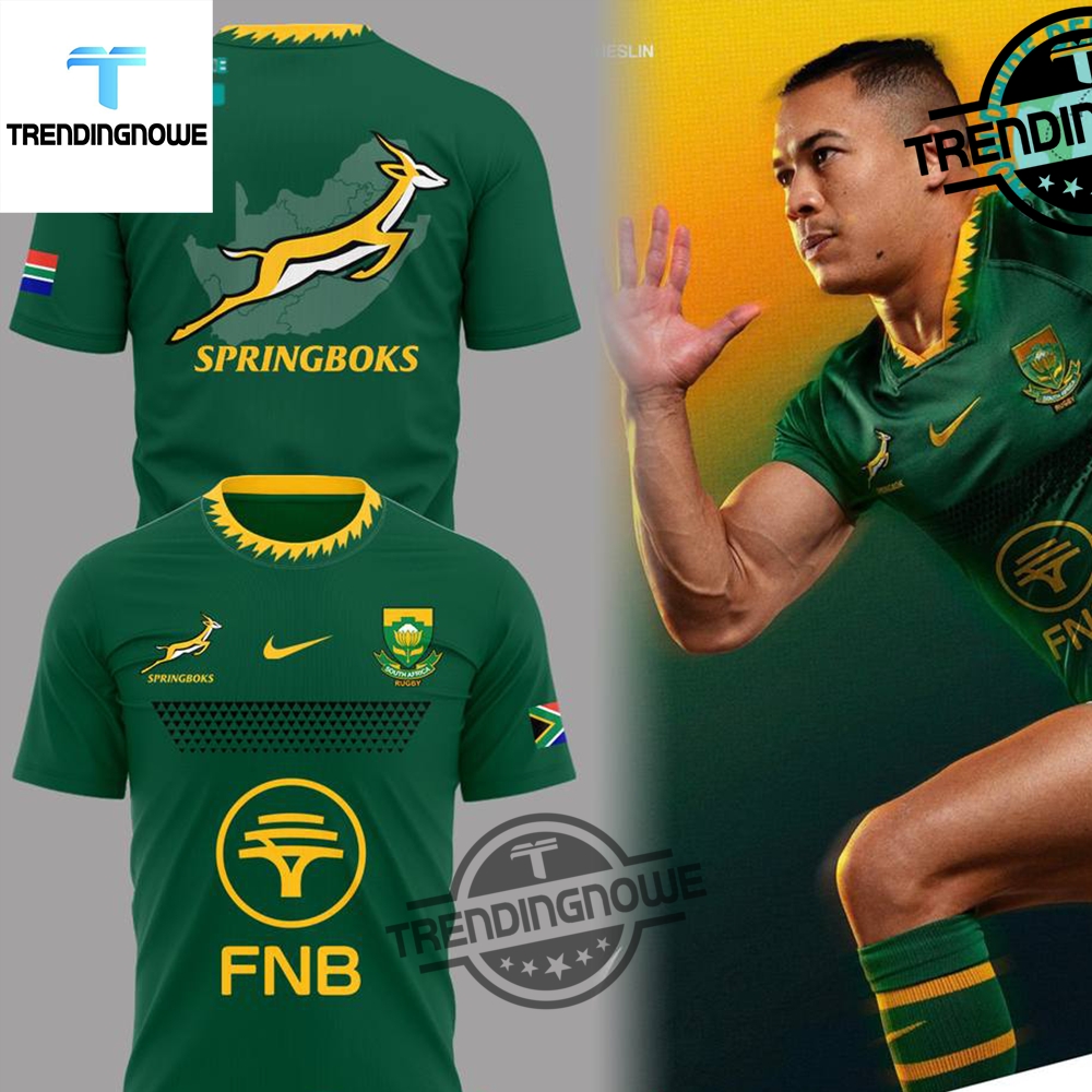 "Top 2025 Champion Shirts: Celebrate with Style and Spirit" 21 South Africa Springboks 2025 National Team Shirt