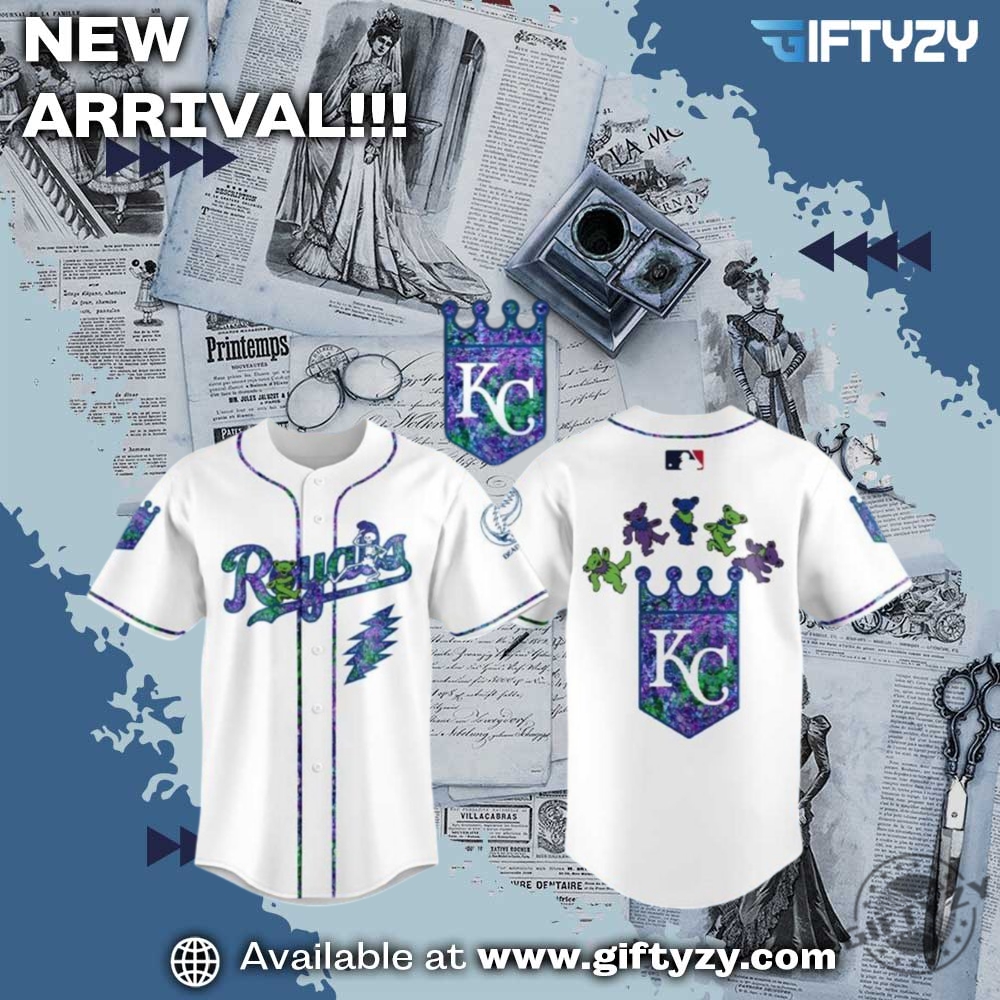 MLB Team 3D Jersey For Fan 4 Kansas City Nfl Royals Grateful Dead Basbeall Jersey