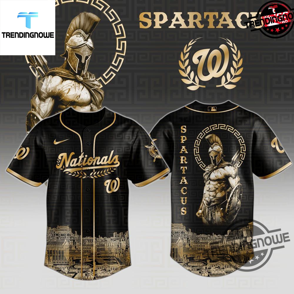 Washington Nationals Spartacus 2025 Baseball Jersey trendingnowe 1