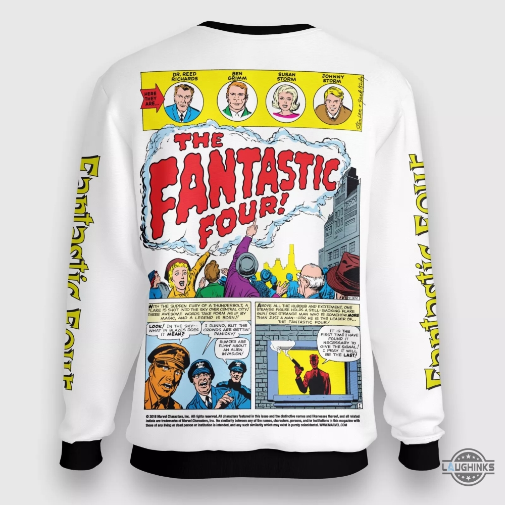 Fantastic Four Limited Edition Comic Sweatshirt T Shirt Hoodie Full Printed 8 Fantastic Four Limited Edition Comic Sweatshirt T-shirt Hoodie Full Printed