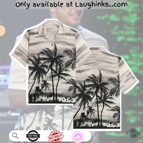 american idol luke bryan celine hawaiian shirt replica