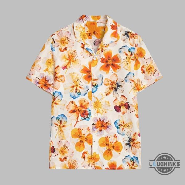 american idol luke bryan white sand orlebar brown oshibana floral hawaiian shirt and shorts laughinks 2