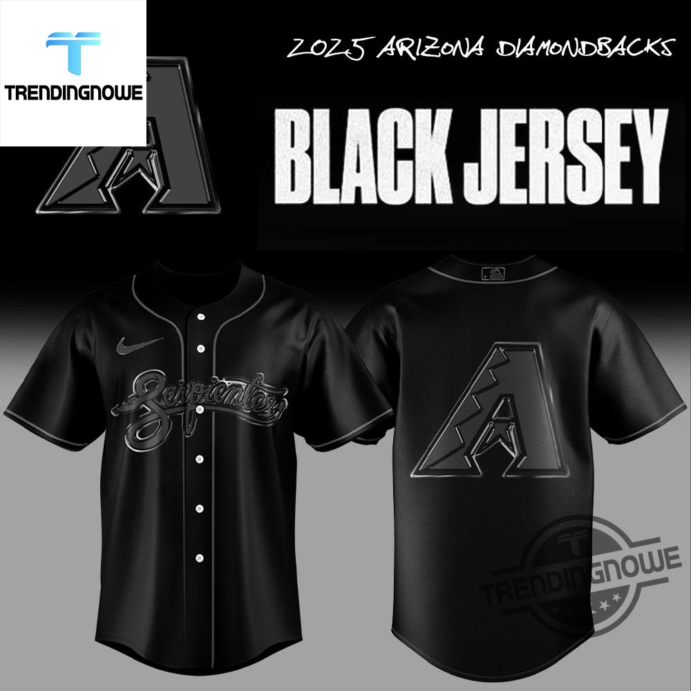 Arizona Diamondbacks Back In Black 2025 Baseball Jersey 7 Arizona Diamondbacks Back In Black 2025 Baseball Jersey