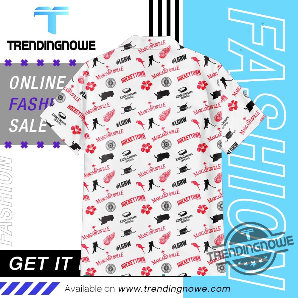 "2025 Apparel: Benson Boone Shirts and Exclusive Baseball Jerseys" 7 Detroit Red Wings Margaritaville Night 2025 Hawaiian Shirt