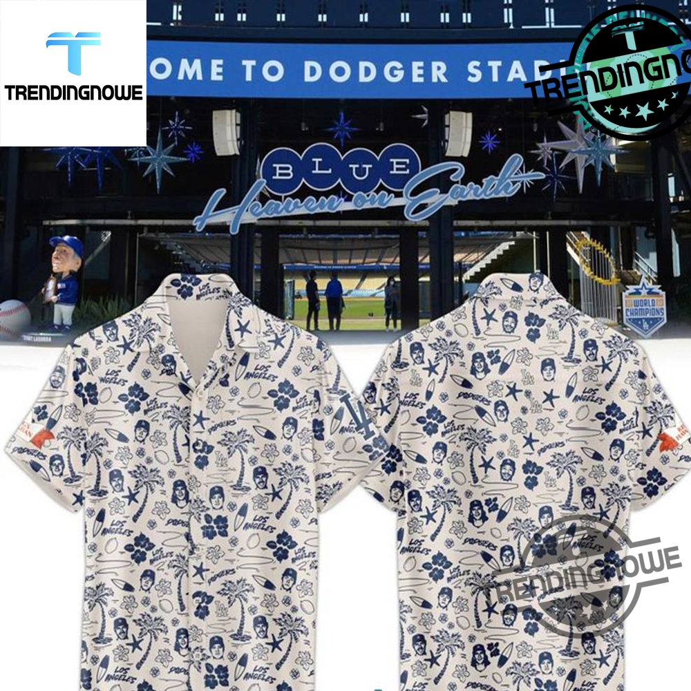 "2025 Apparel: Benson Boone Shirts and Exclusive Baseball Jerseys" 8 Los Angeles Dodgers Special 2025 Hawaiian Shirt