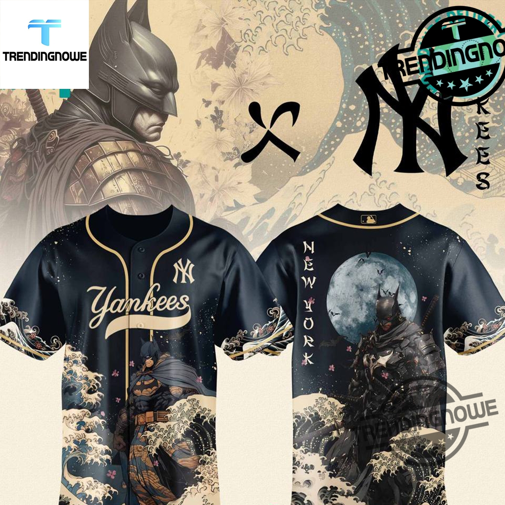New York Yankees Batman Night 2025 Baseball Jersey 7 New York Yankees Batman Night 2025 Baseball Jersey