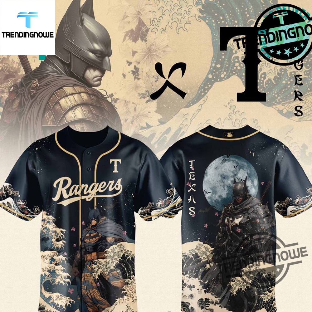 "2025 Apparel: Benson Boone Shirts and Exclusive Baseball Jerseys" 21 Texas Rangers Batman Night 2025 Baseball Jersey