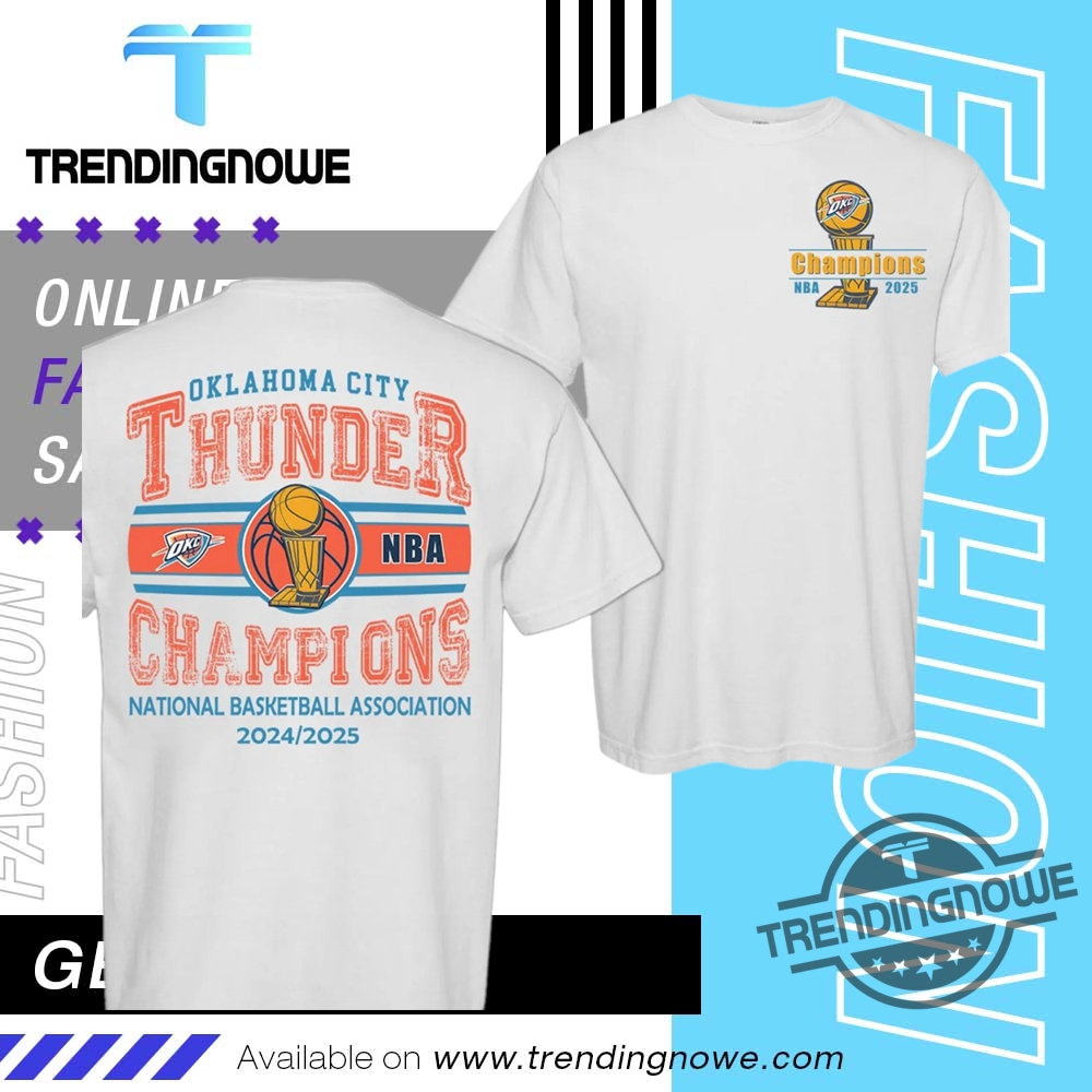 Thunder Shirt Okc Basketball World Champs Tee 2025 Champion Shirt trendingnowe 1