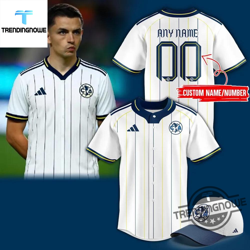Club America 2025 Baseball Jersey trendingnowe 3