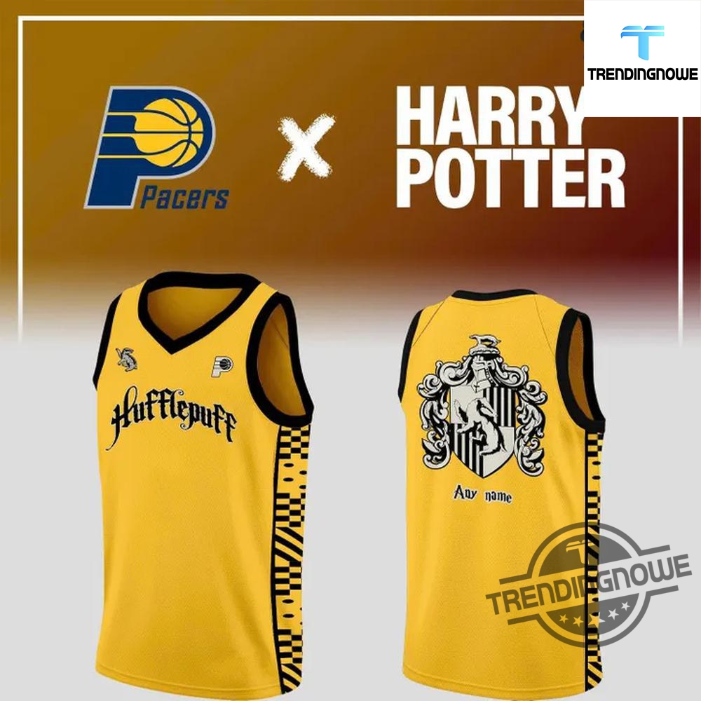 Indiana Pacers Harry Potter Hufflepuff House 2025 Basketball Jersey 5 Indiana Pacers Harry Potter Hufflepuff House 2025 Basketball Jerse