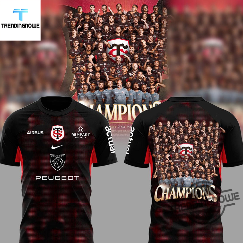 Stade Toulousain Rugby Champions 2025 24X Shirt trendingnowe 3