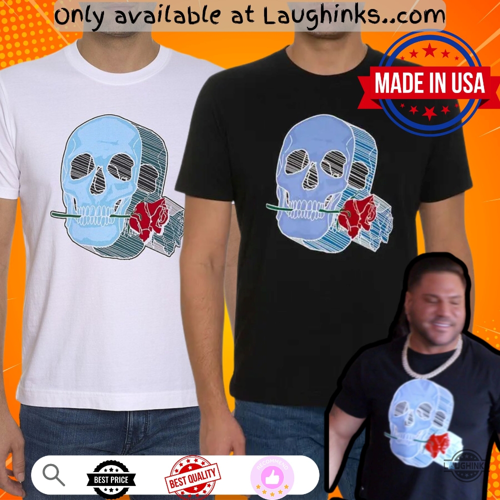 Ron Robert Graham Roseland Skull Graphic Tee Shirt In Jersey Shore Family Vacation 2 Ron Robert Graham Roseland Skull Graphic Tee Shirt in Jersey Shore Family Vacation