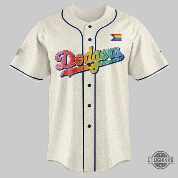 los angeles dodgers pride night baseball jerseyshirt 2025 new