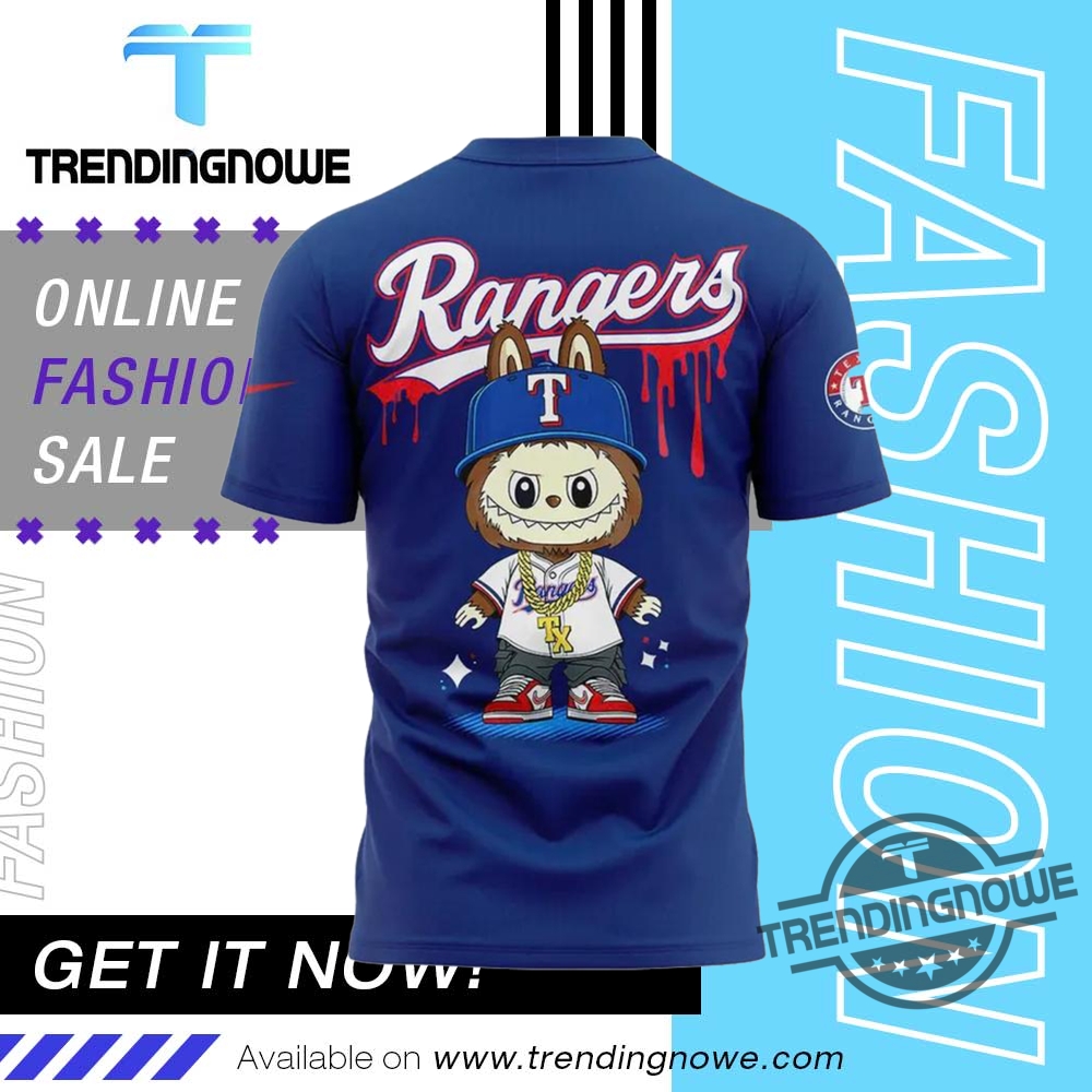 "Top 2025 Jerseys: Mariners, Rockets, Rangers & Roughriders Fashion" 5 Texas Rangers Labubu 2025 Shirt