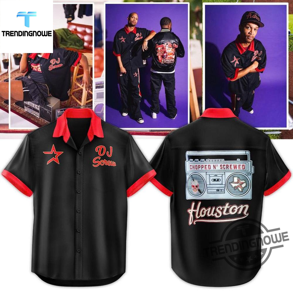 "Top 2025 Jerseys: Mariners, Rockets, Rangers & Roughriders Fashion" 10 Dj Screw Houston Astros 2025 Hawaiian Shirt