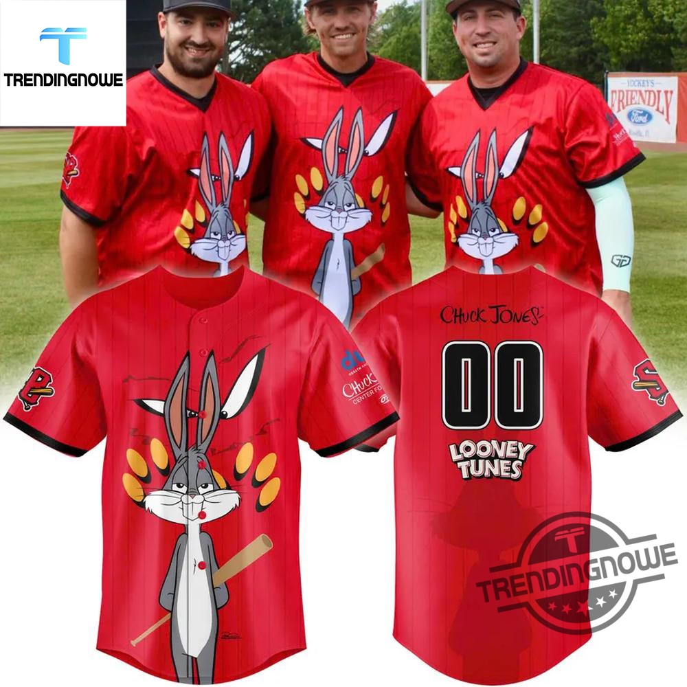"Top 2025 Jerseys: Mariners, Rockets, Rangers & Roughriders Fashion" 14 Schaumburg Boomers Looney Tunes Baseball Jersey