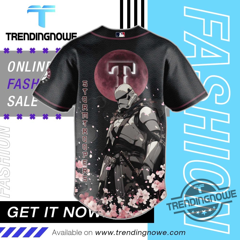 "Top 2025 Baseball Jerseys: Star Wars, One Piece, and Heritage" 2 Texas Rangers Star Wars Stormtrooper 2025 Baseball Jersey