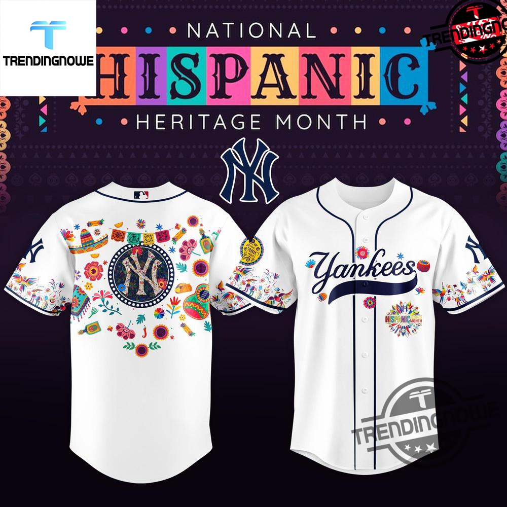 "Top 2025 Baseball Jerseys: Star Wars, One Piece, and Heritage" 5 New York Yankees National Hispanic Heritage Month 2025 Baseball Jersey