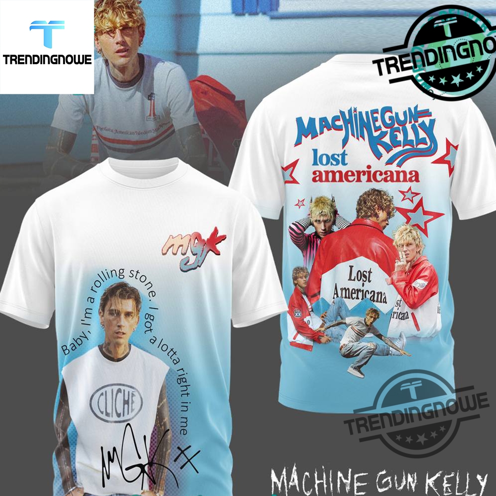 "Top 2025 Baseball Jerseys: Star Wars, One Piece, and Heritage" 12 Machine Gun Kelly Lost Americana Shirt