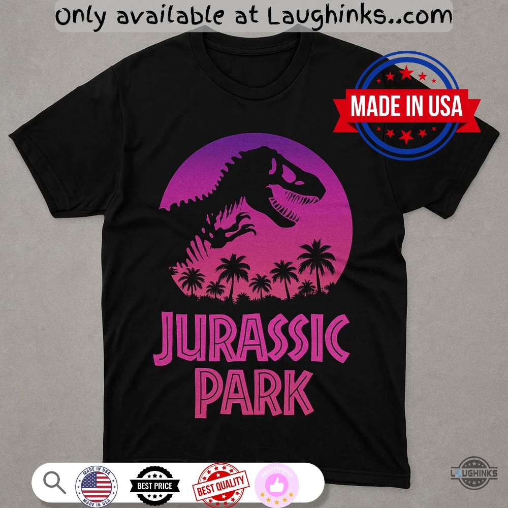 Jurassic Park Entrance With Tour Shirt Dinosaur T Rex Jurassic World Tee 4 Vintage Jurassic Park Entrance with Tour Shirt Dinosaur T-Rex Jurassic World Tee