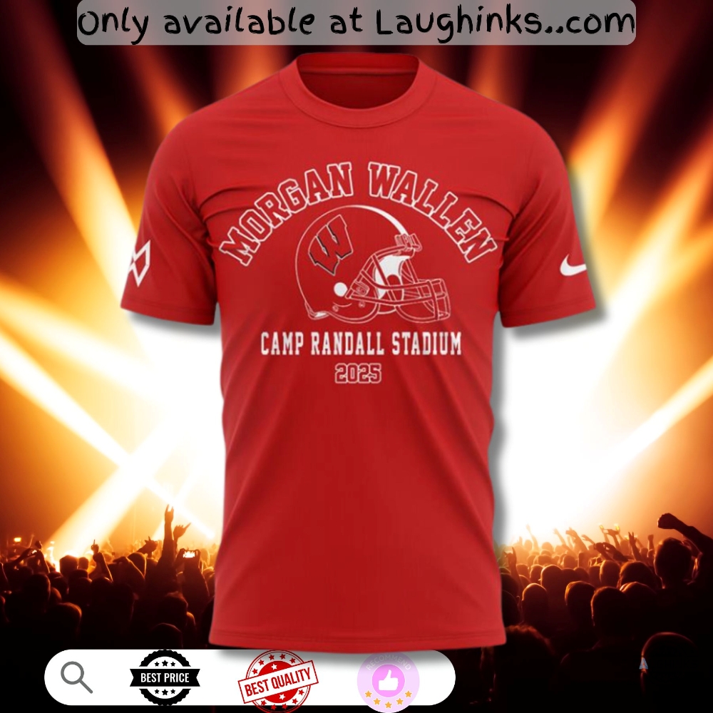 Hot Morgan Wallen Tour Wisconsin Badgers 3D Shirt Nike 4 HOT Morgan Wallen Tour Wisconsin Badgers 3D Shirt Nike