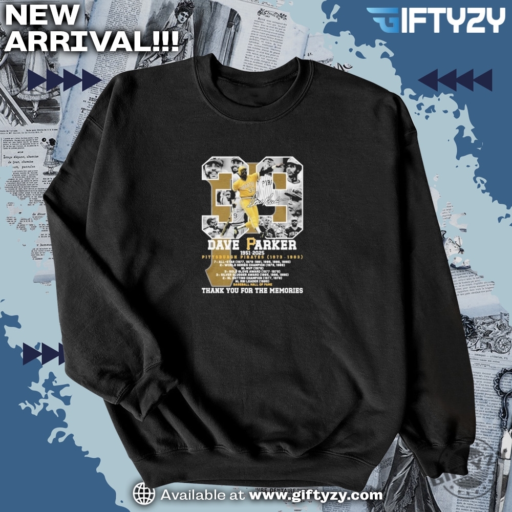 Dave Parker Baseball Hall Of Fame Thank You For The Memories Shirt 6 Dave Parker Baseball Hall Of Fame Thank You For The Memories Shirt