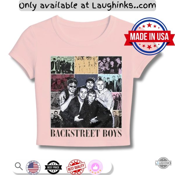 backstreet boys millennium tour women baby tee shirt women