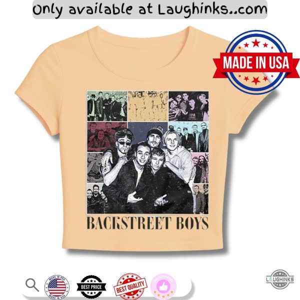 backstreet boys millennium tour women baby tee shirt women