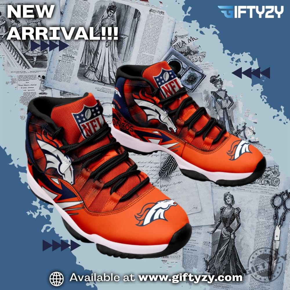NFL Football Team Air Jordan 11 Shoes Sneaker 4 Denver Broncos Nfl Football Team Air Jordan 11 Shoes Sneaker