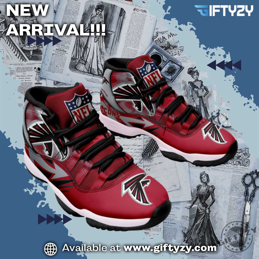 NFL Football Team Air Jordan 11 Shoes Sneaker 14 Atlanta Falcons Nfl Football Team Air Jordan 11 Shoes Sneaker