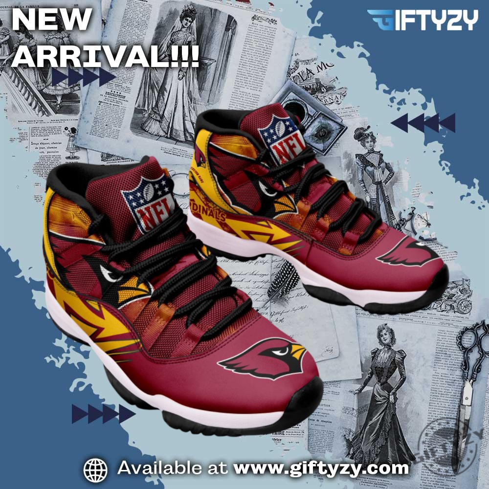NFL Football Team Air Jordan 11 Shoes Sneaker 19 Arizona Cardinals Nfl Football Team Air Jordan 11 Shoes Sneaker