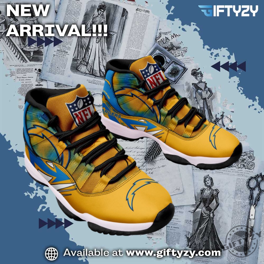 NFL Football Team Air Jordan 11 Shoes Sneaker 23 Los Angeles Chargers Nfl Football Team Air Jordan 11 Shoes Sneaker