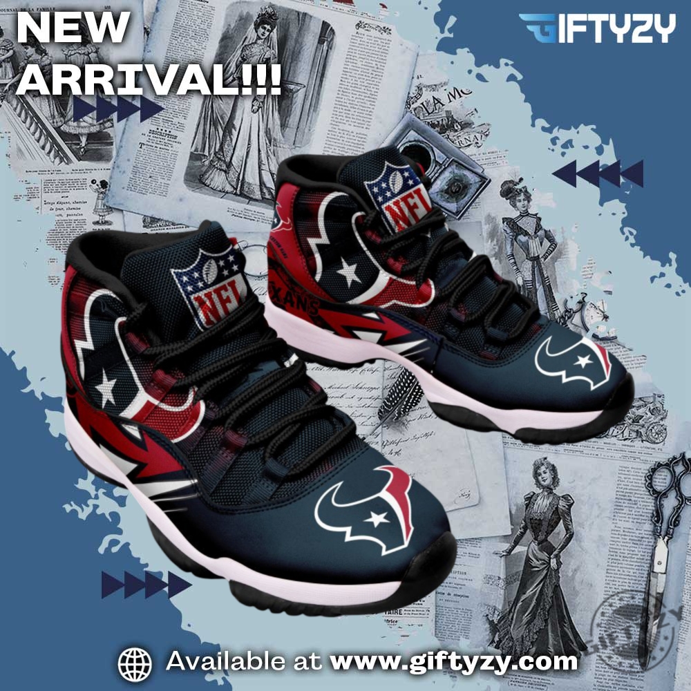 NFL Football Team Air Jordan 11 Shoes Sneaker 28 Houston Texans Nfl Football Team Air Jordan 11 Shoes Sneaker