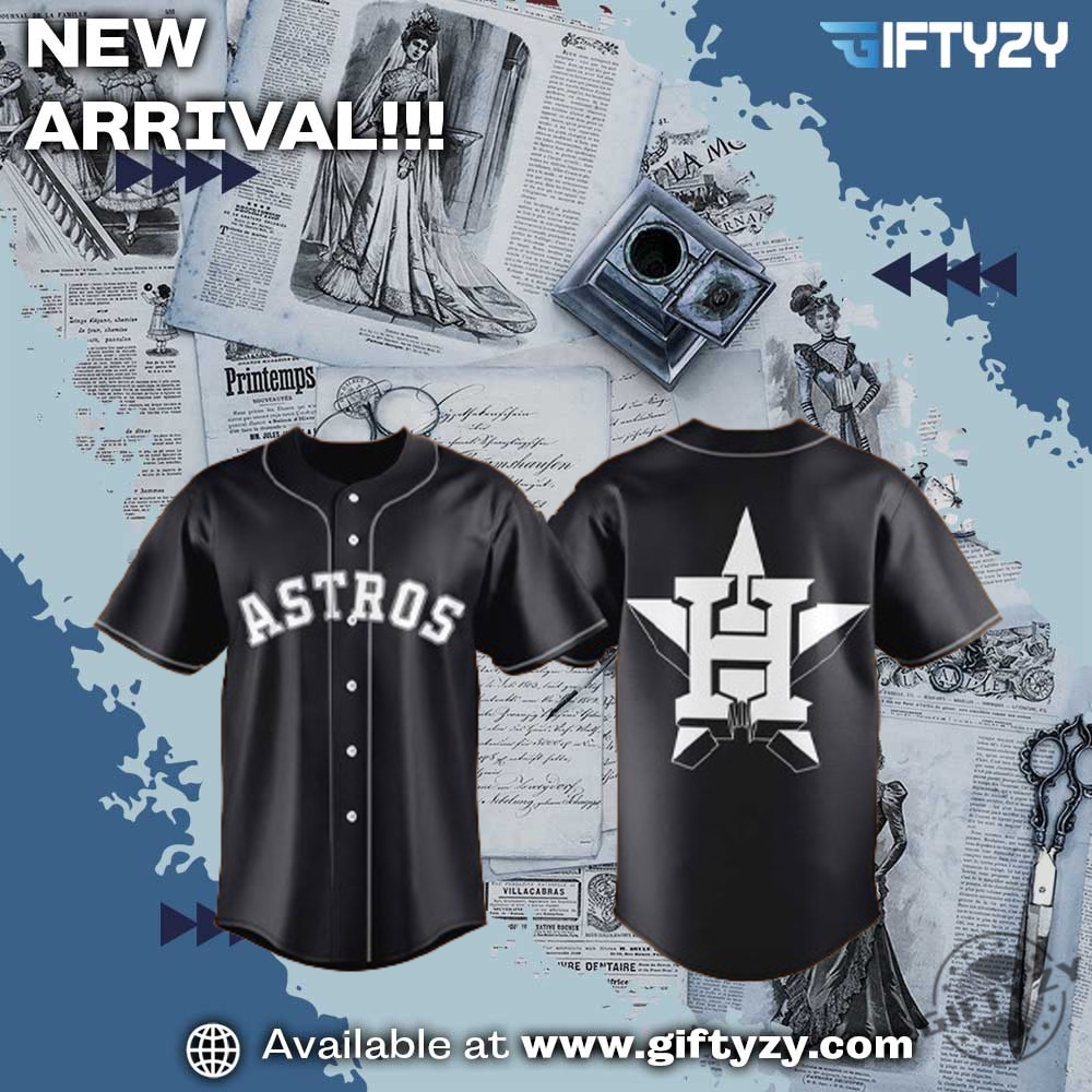 MLB 2025 Baseball Jersey 5 Mlb Astros Black Lights Out Jersey