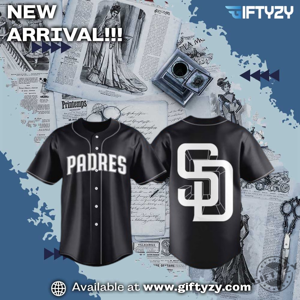 MLB 2025 Baseball Jersey 7 Mlb Sd Padres Black Lights Out Jersey