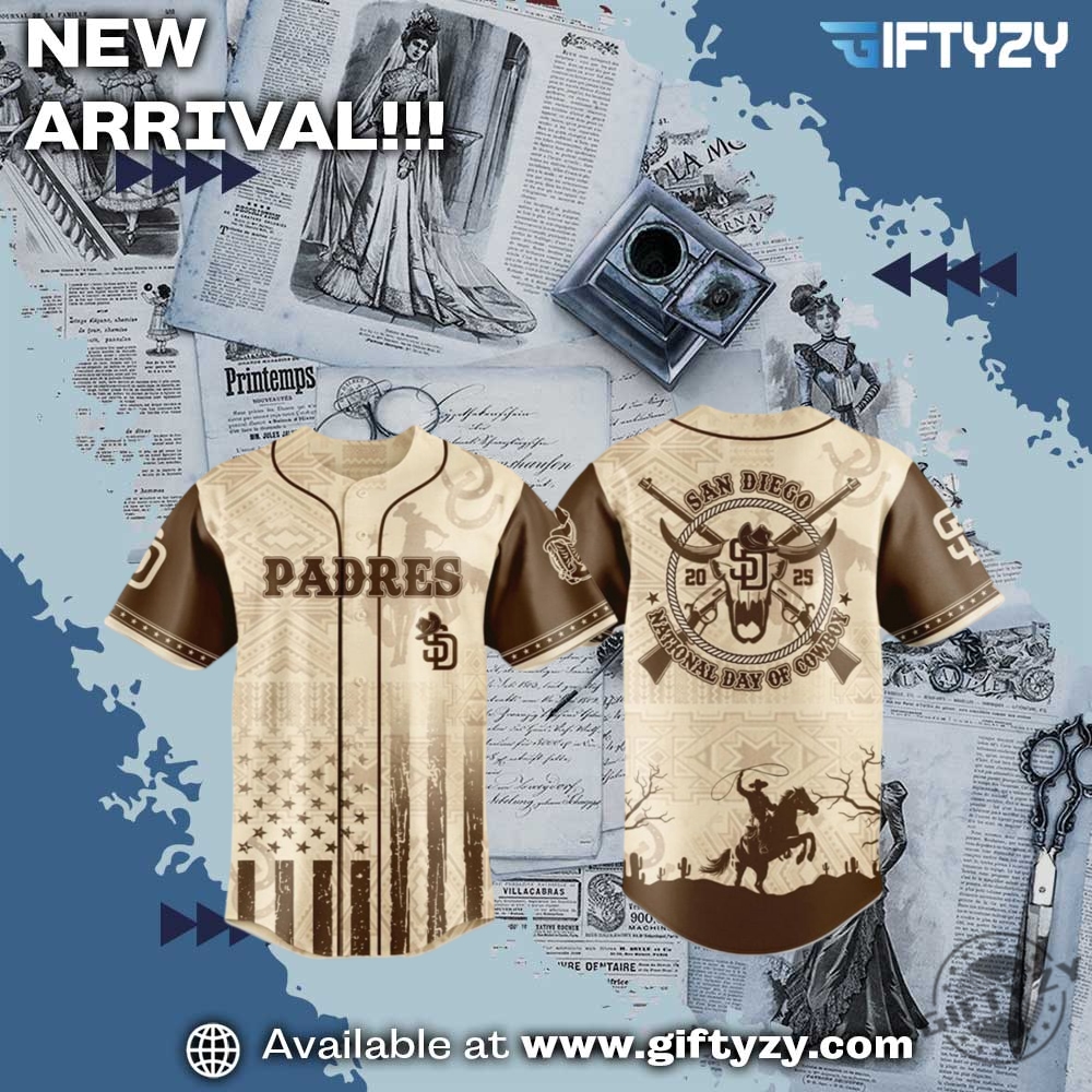 MLB 2025 Baseball Jersey 13 Mlb Sd Padres National Day Of Cowboy Jersey