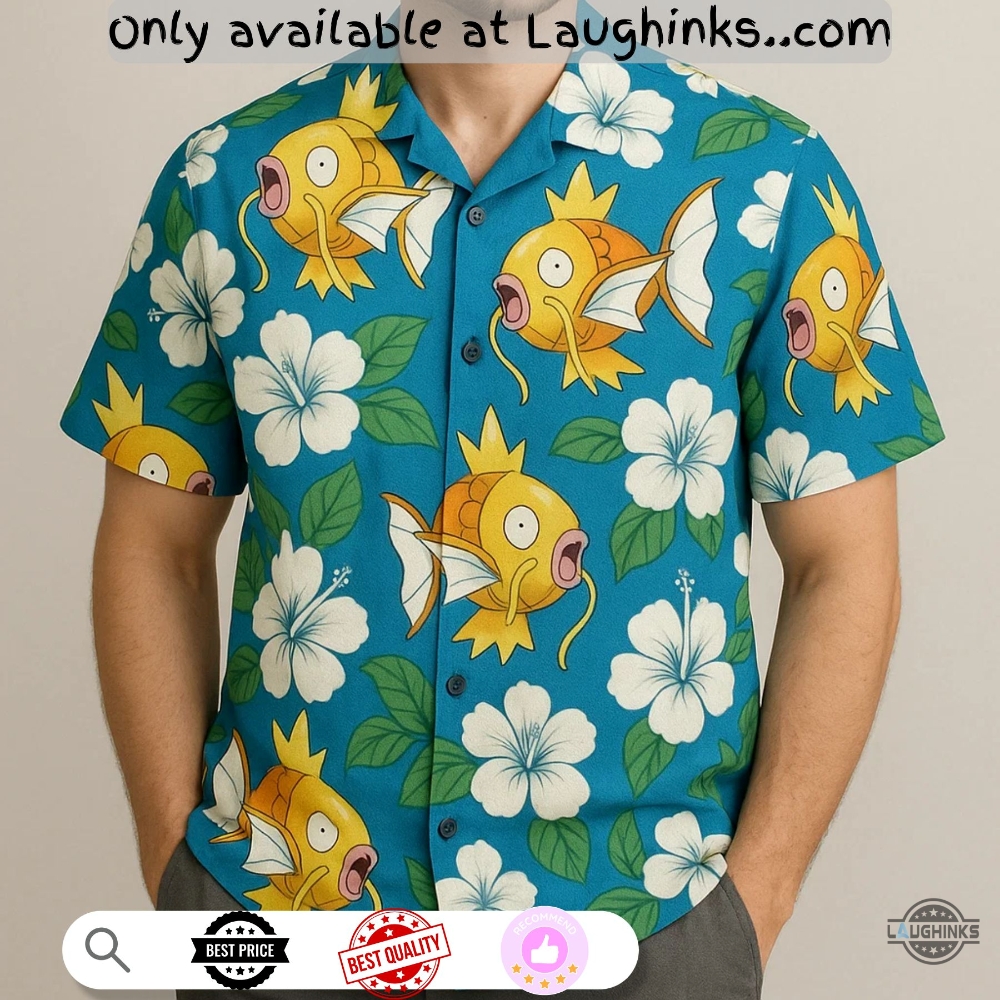 Magikarp Tropical Beach Pokemon Hawaiian Shirt 6 Magikarp Tropical Beach Pokemon Hawaiian Shirt