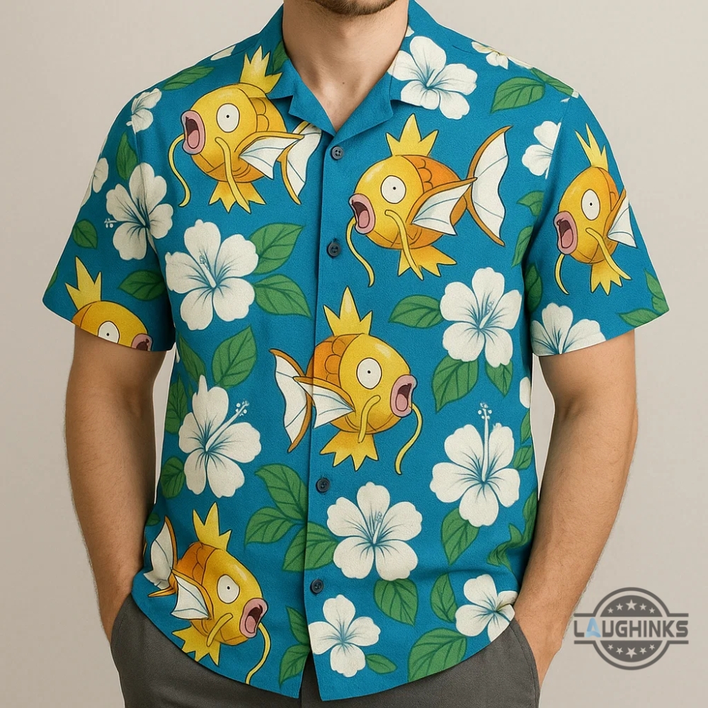 Magikarp Tropical Beach Pokemon Hawaiian Shirt 7 Magikarp Tropical Beach Pokemon Hawaiian Shirt