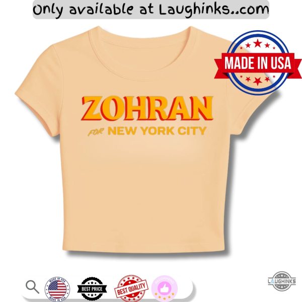 mayor mamdani 2025 vote zohran for new york city women baby tee shirt