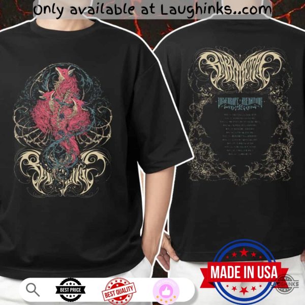 baby metal spirit foxes t shirt sweatshirt hoodie black fox god 2025 concert tour new graphic tee laughinks 1
