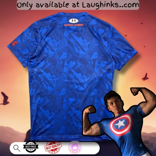 2013 under armour marvel captain america compression shirt full printed replica