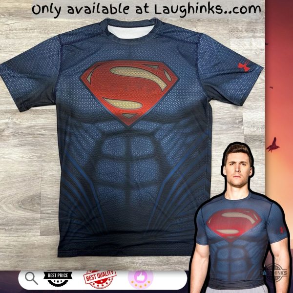 under armour batman vs superman henry cavill alter ego compression shirt full printed replica laughinks 1