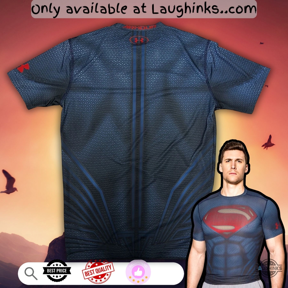 Under Armour Batman Vs Superman Henry Cavill Alter Ego Compression Shirt Full Printed Replica 5 Under Armour Batman Vs Superman Henry Cavill Alter Ego Compression Shirt Full Printed replica