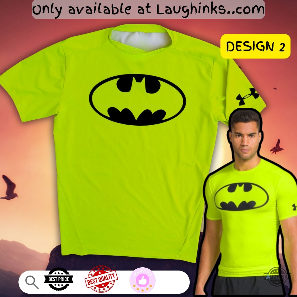 Batman Under Armour Compression Shirt Green Or Black Full Printed Replica Design (choose a design number in customer note box) 5 Batman Under Armour Compression Shirt Green or Black Full Printed Replica Design