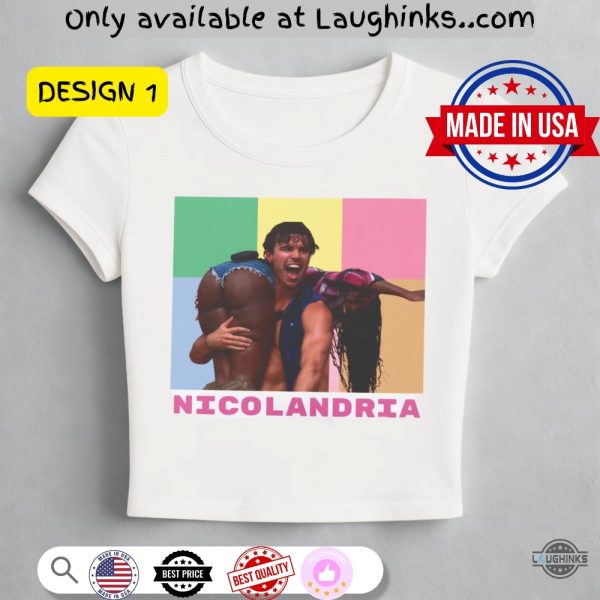love island usa women baby tee shirt amaya papaya we dont wanna do dat nicolandria nick and olandria laughinks 2